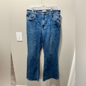 Abercrombie and Fitch, the flare, high-rise size 33 / 16 long jeans